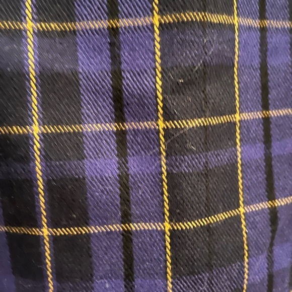 Handmade Wool Plaid Tartan Yoke Skirt - Picture 6 of 8